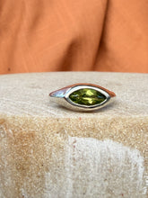 Load image into Gallery viewer, Transcend Ring Peridot Sterling Silver