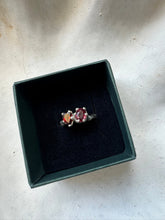 Load image into Gallery viewer, SISTERS SILVER TOURMALINE & GARNET RING
