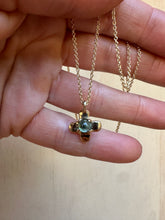 Load image into Gallery viewer, Petal Sapphire Pendant & Chain