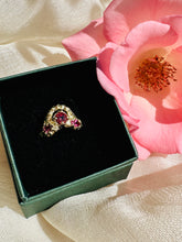 Load image into Gallery viewer, VALLEY OF THE ROSES 9CT GOLD GARNET TOURMALINE RING