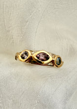 Load image into Gallery viewer, Genevieve Bi-metal Ceylon Spinel Ring