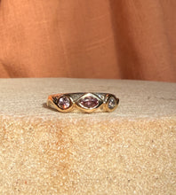 Load image into Gallery viewer, Genevieve Bi-metal Ceylon Spinel Ring