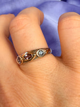 Load image into Gallery viewer, Genevieve Bi-metal Ceylon Spinel Ring
