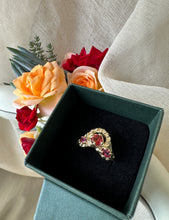 Load image into Gallery viewer, VALLEY OF THE ROSES 9CT GOLD GARNET TOURMALINE RING