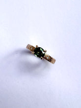 Load image into Gallery viewer, BRIAR ROSE Green Sapphire 9ct Gold Ring