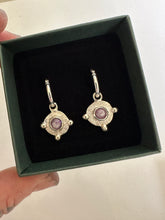 Load image into Gallery viewer, MEDINA ROSECUT SAPPHIRE EARRINGS