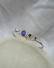 Load image into Gallery viewer, For-All-Time Mixed Gem Silver Cuff Bracelet