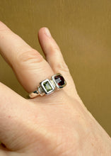 Load image into Gallery viewer, Freeze Frame Mixed Gem Sterling Silver Ring