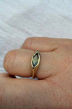 Load image into Gallery viewer, Transcend Ring 9ct Gold and Green Australian Sapphire