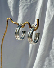 Load image into Gallery viewer, Cuba Hoops Sterling Silver