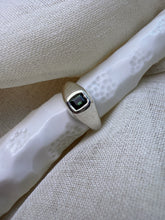 Load image into Gallery viewer, SOFT ANGLES TOURMALINE SIGNET STYLE RING