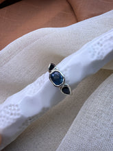 Load image into Gallery viewer, MORAINE SAPPHIRE RING 9CT WHITE GOLD