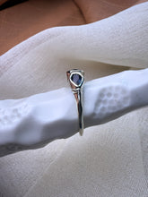 Load image into Gallery viewer, MORAINE SAPPHIRE RING 9CT WHITE GOLD