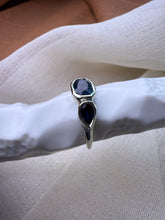 Load image into Gallery viewer, MORAINE SAPPHIRE RING 9CT WHITE GOLD