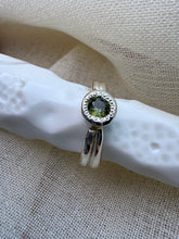 Load image into Gallery viewer, SOLITAIRE SILVER AUSTRALIAN SAPPHIRE RING