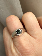 Load image into Gallery viewer, SOFT ANGLES TOURMALINE SIGNET STYLE RING