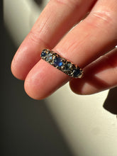 Load image into Gallery viewer, Reina 9ct Gold & Sapphire ring