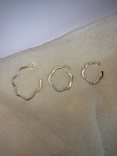 Load image into Gallery viewer, MIRANDA HOOPS STERLING SILVER