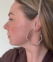 Load image into Gallery viewer, MIRANDA HOOPS STERLING SILVER