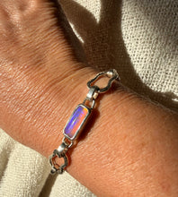 Load image into Gallery viewer, Melia Australian Crystal Opal Silver Bracelet