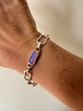 Load image into Gallery viewer, Melia Australian Crystal Opal Silver Bracelet