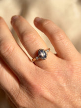 Load image into Gallery viewer, Lumi 9ct Gold Star Sapphire Ring