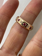 Load image into Gallery viewer, Night Sky Ring 9ct Yellow gold
