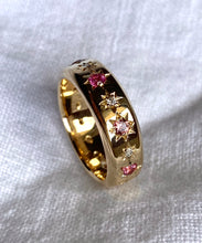 Load image into Gallery viewer, Night Sky Ring 9ct Yellow gold