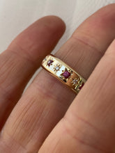 Load image into Gallery viewer, Night Sky Ring 9ct Yellow gold