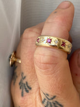 Load image into Gallery viewer, Night Sky Ring 9ct Yellow gold