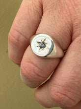 Load image into Gallery viewer, Solitaire Sapphire Signet Ring
