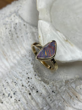 Load image into Gallery viewer, Playa Sunset Opal and 9ct Gold Ring
