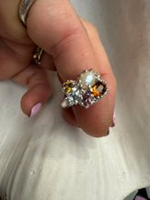 Load image into Gallery viewer, Field Of Dreams Cluster Ring Sterling Silver
