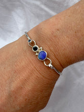 Load image into Gallery viewer, For-All-Time Mixed Gem Silver Cuff Bracelet
