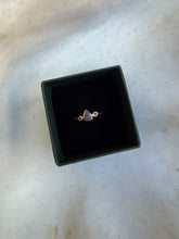 Load image into Gallery viewer, Golden Hour Australian Opal &amp; Sapphire 9ct gold ring

