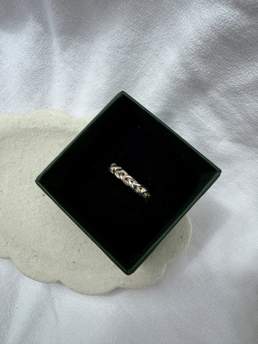 Braided Sterling Silver Band