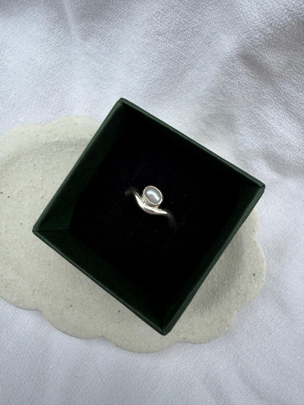 Little Sweetness Sterling Silver & Pearl RIng