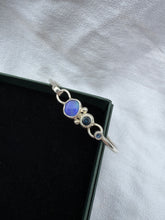 Load image into Gallery viewer, For-All-Time Mixed Gem Silver Cuff Bracelet
