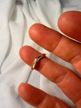Load image into Gallery viewer, ANAIS Curved Diamond 9ct Gold Ring
