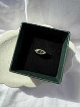Load image into Gallery viewer, Transcend Ring Teal Madagascan Sapphire 9ct Gold

