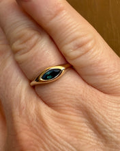 Load image into Gallery viewer, Transcend Ring Teal Madagascan Sapphire 9ct Gold
