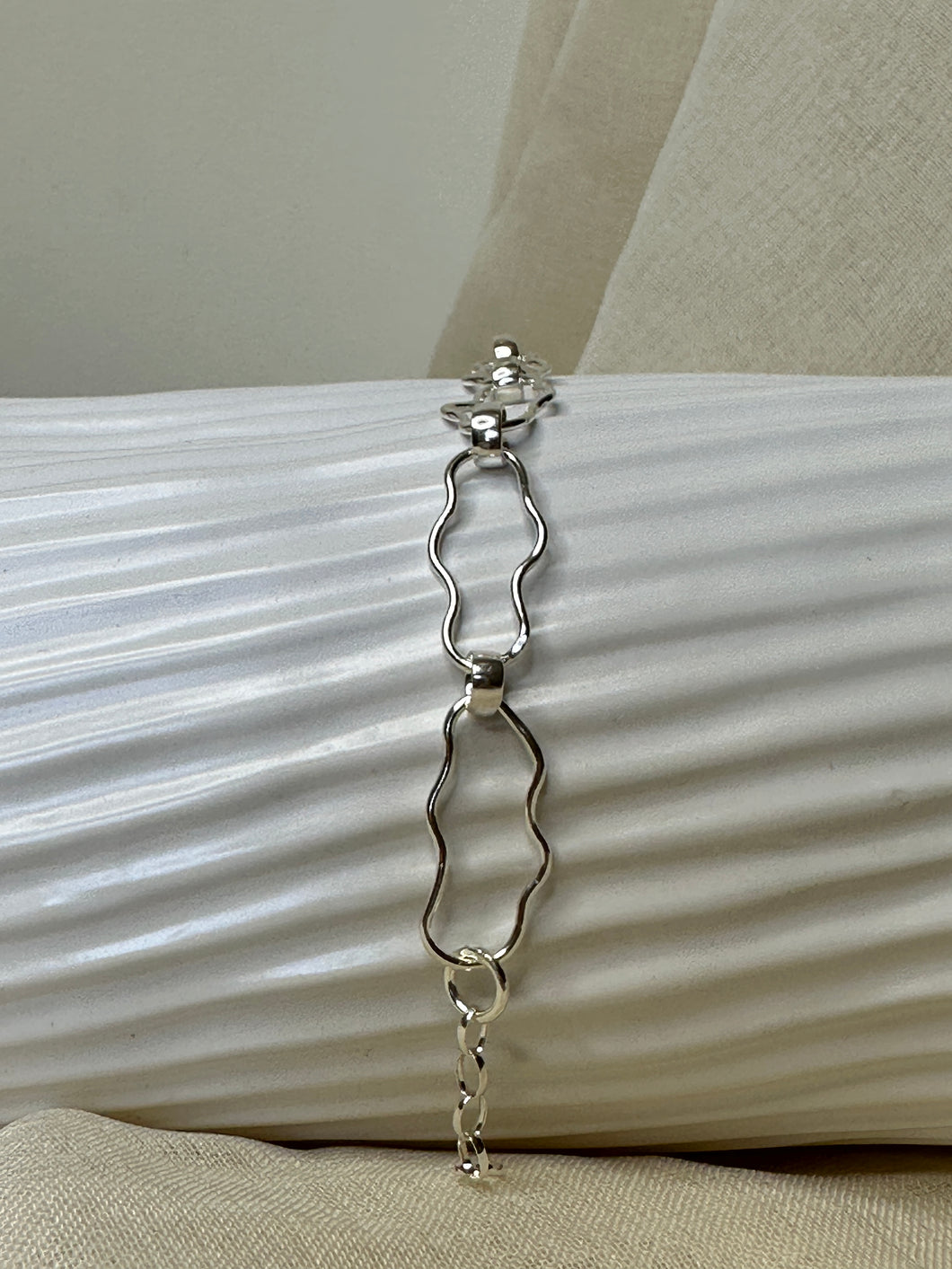 Sterling Silver Flow Bracelet