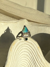 Load image into Gallery viewer, Temple of the Sea Opal &amp; Sapphire Ring
