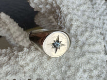 Load image into Gallery viewer, Solitaire Sapphire Signet Ring
