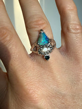 Load image into Gallery viewer, Temple of the Sea Opal &amp; Sapphire Ring
