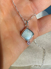 Load image into Gallery viewer, Candy Drop White Opal Sapphire Pendant

