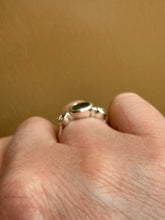 Load image into Gallery viewer, Journey Ring Silver Sapphire &amp; Tourmaline
