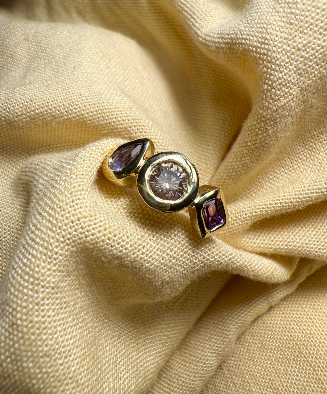 Mosaic Ring 01- 9ct gold