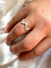 Load image into Gallery viewer, Wavy Baby Silver Ring
