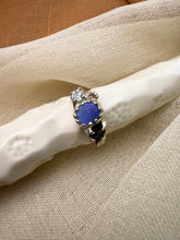 Load image into Gallery viewer, POSY STERLING SILVER OPAL CLUSTER RING
